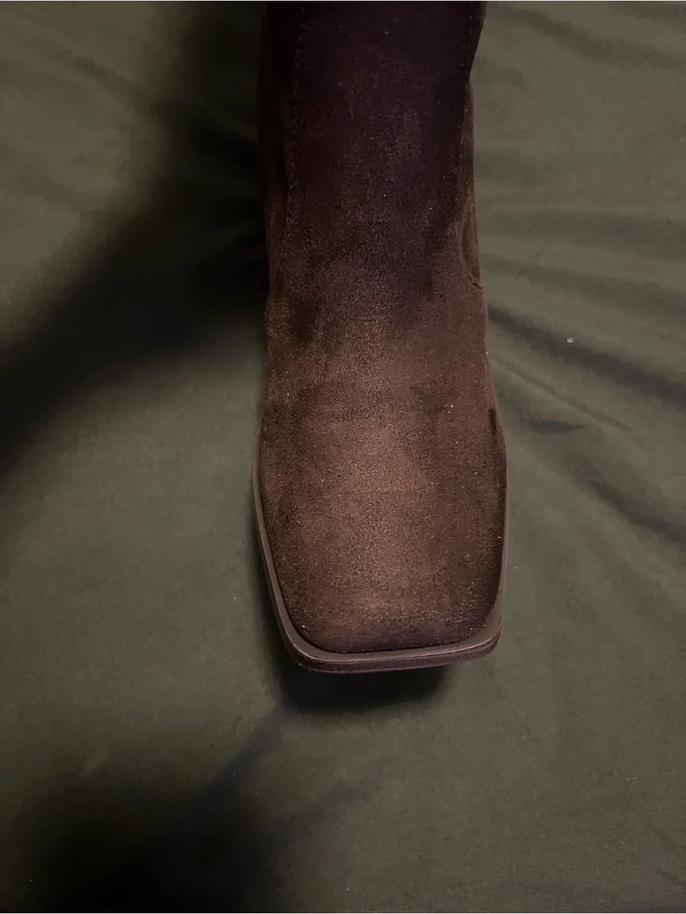 Nine West Tall Dark Brown 201 Suede Over-the-Knee Boots size 5.5